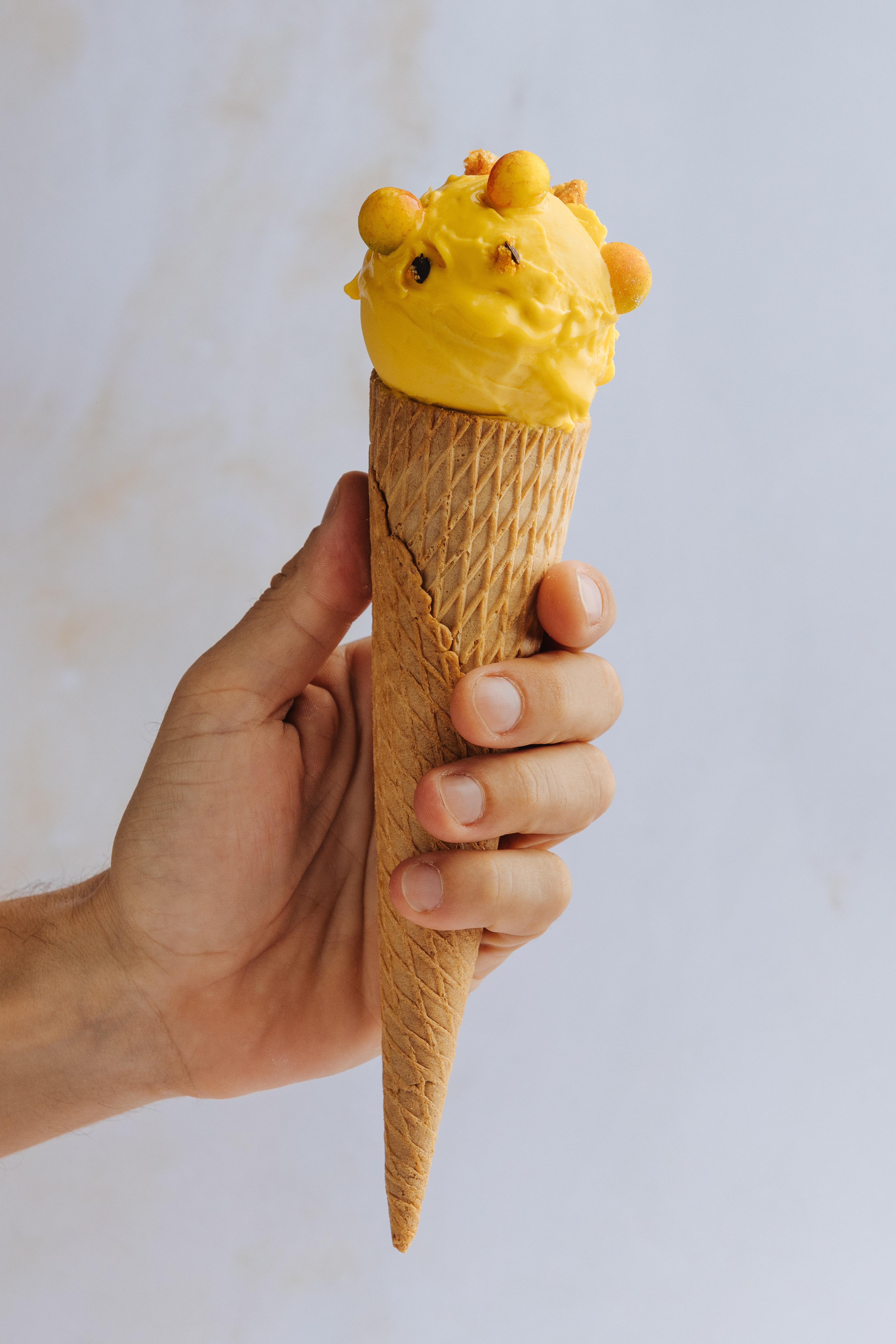 Mango and Passion Fruit Sorbet
