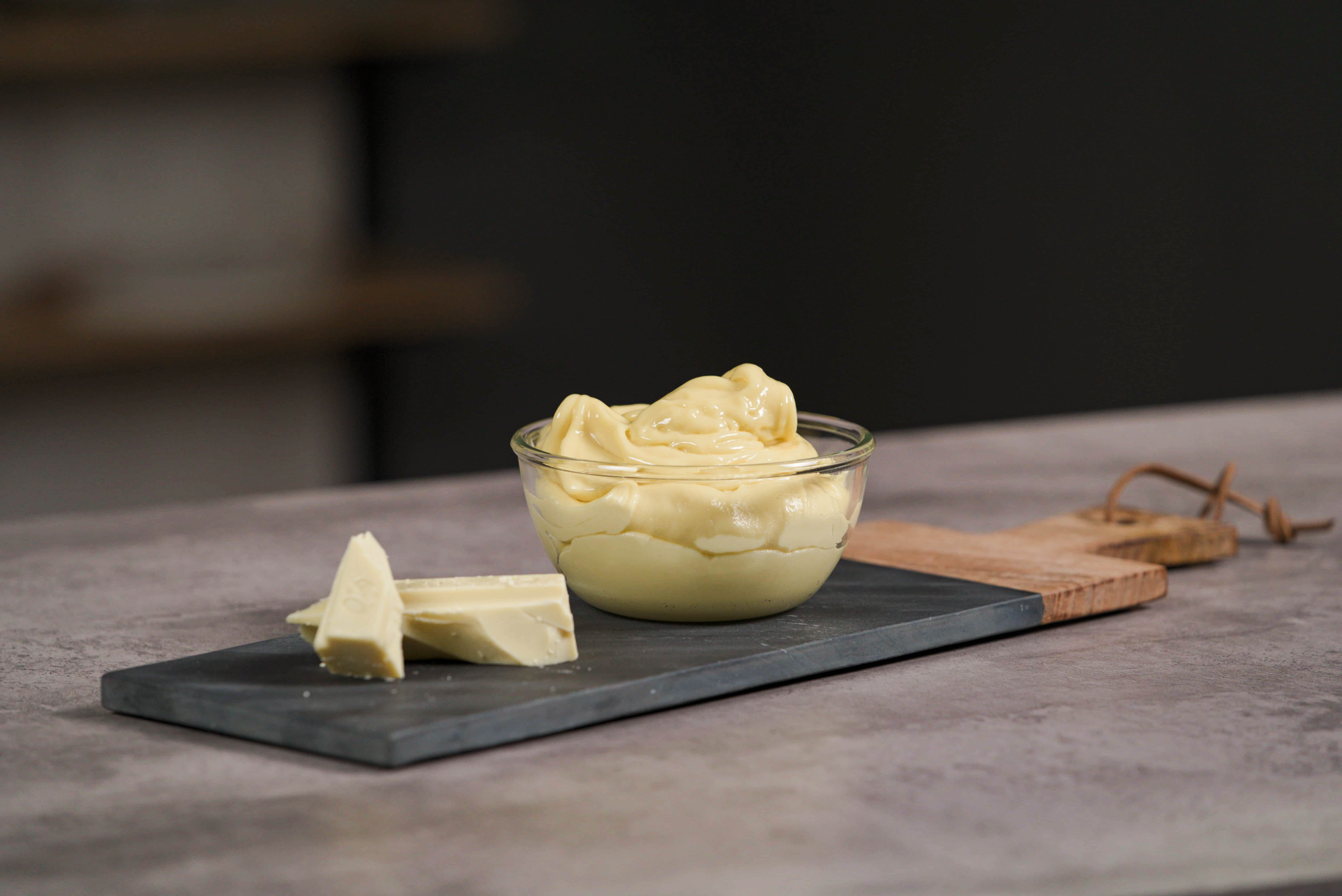 White chocolate ganache