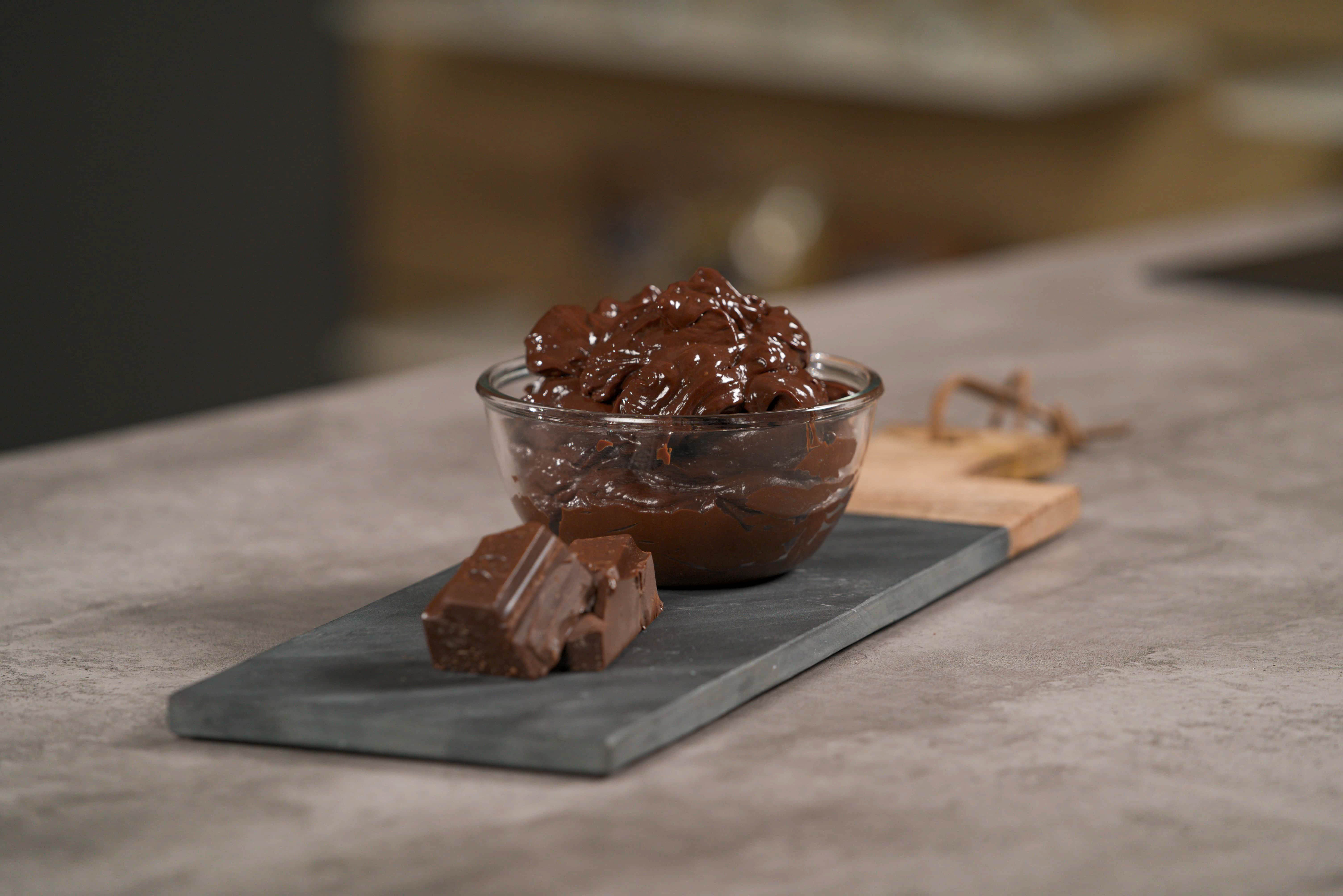 Semi-sweet chocolate ganache