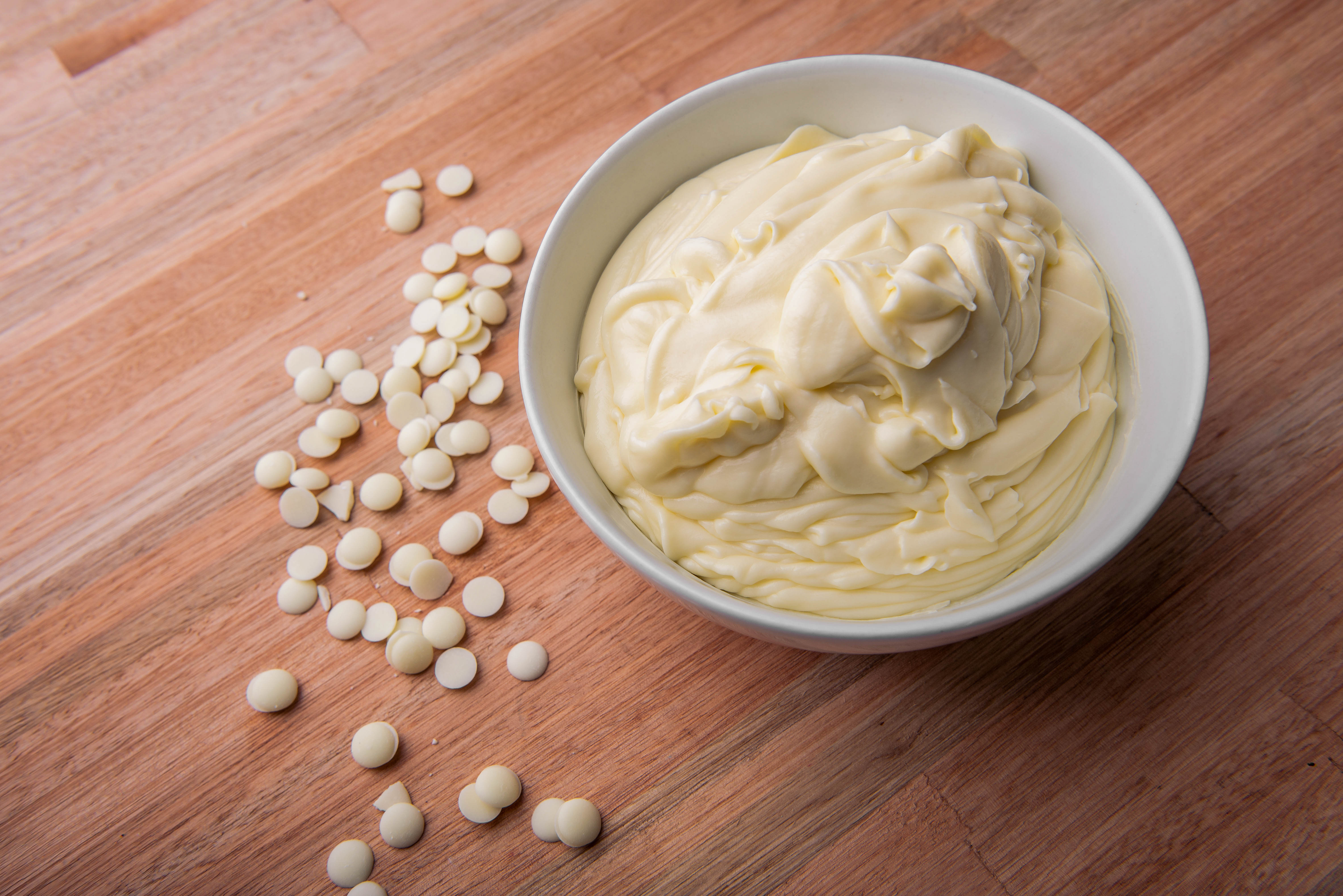 White chocolate ganache (for frosting)