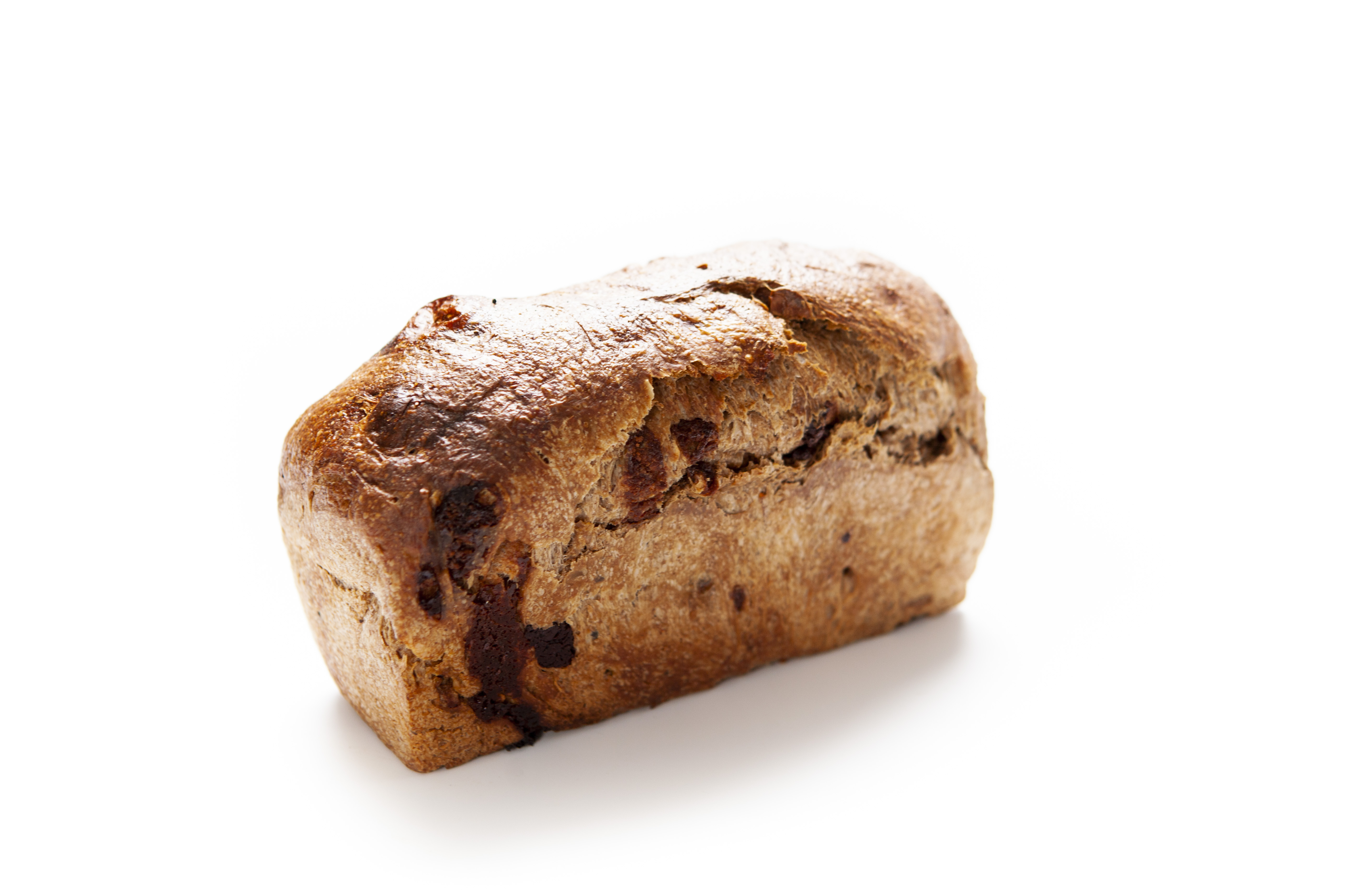 Pan de chocolate, avellanas y naranja