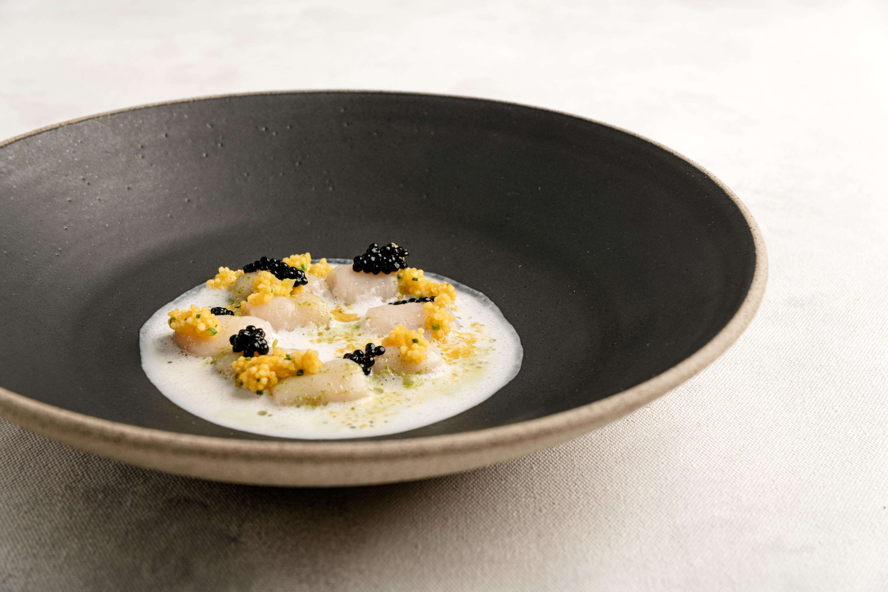 Scallops and Brazil nuts