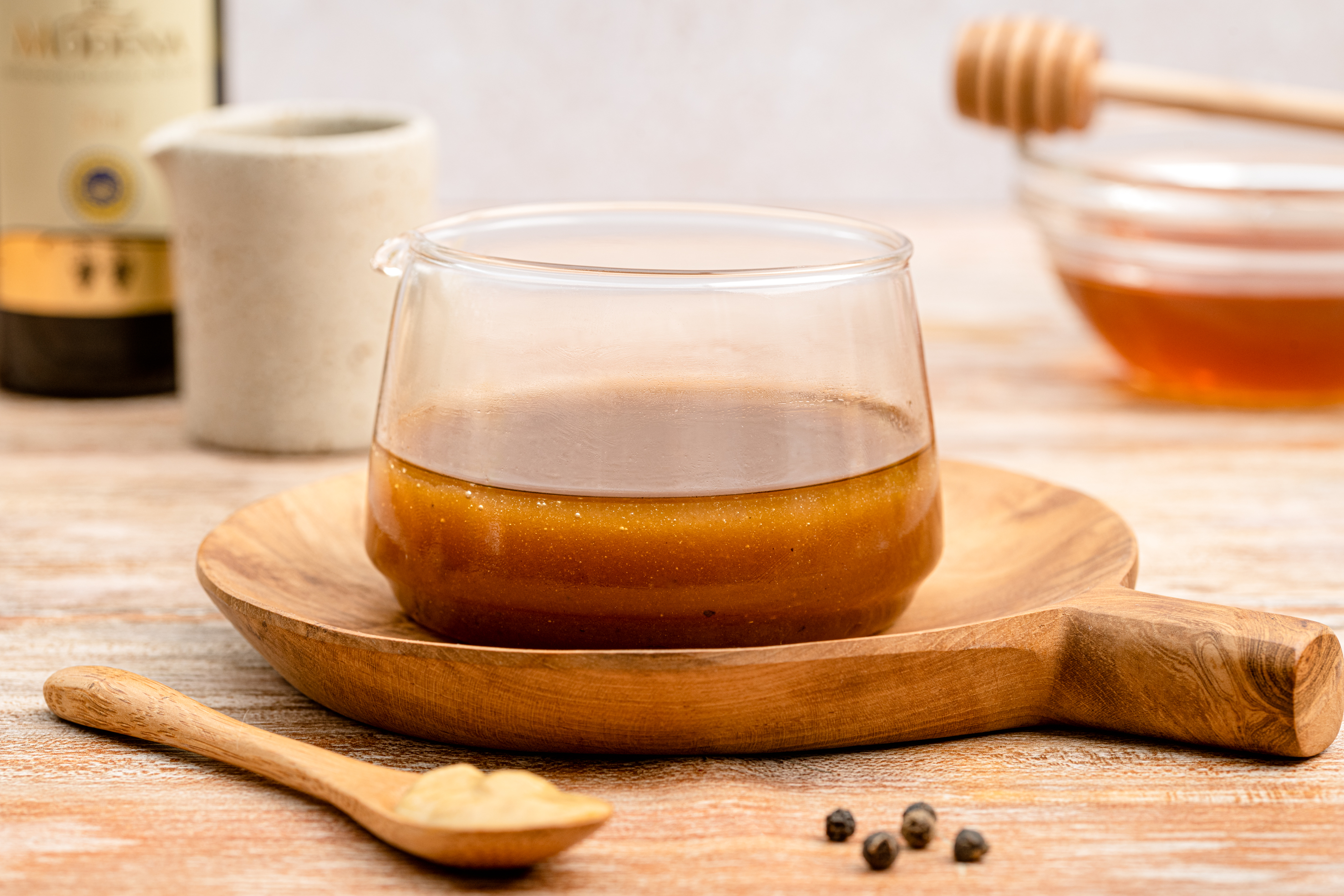 Vinagreta de balsámico y miel