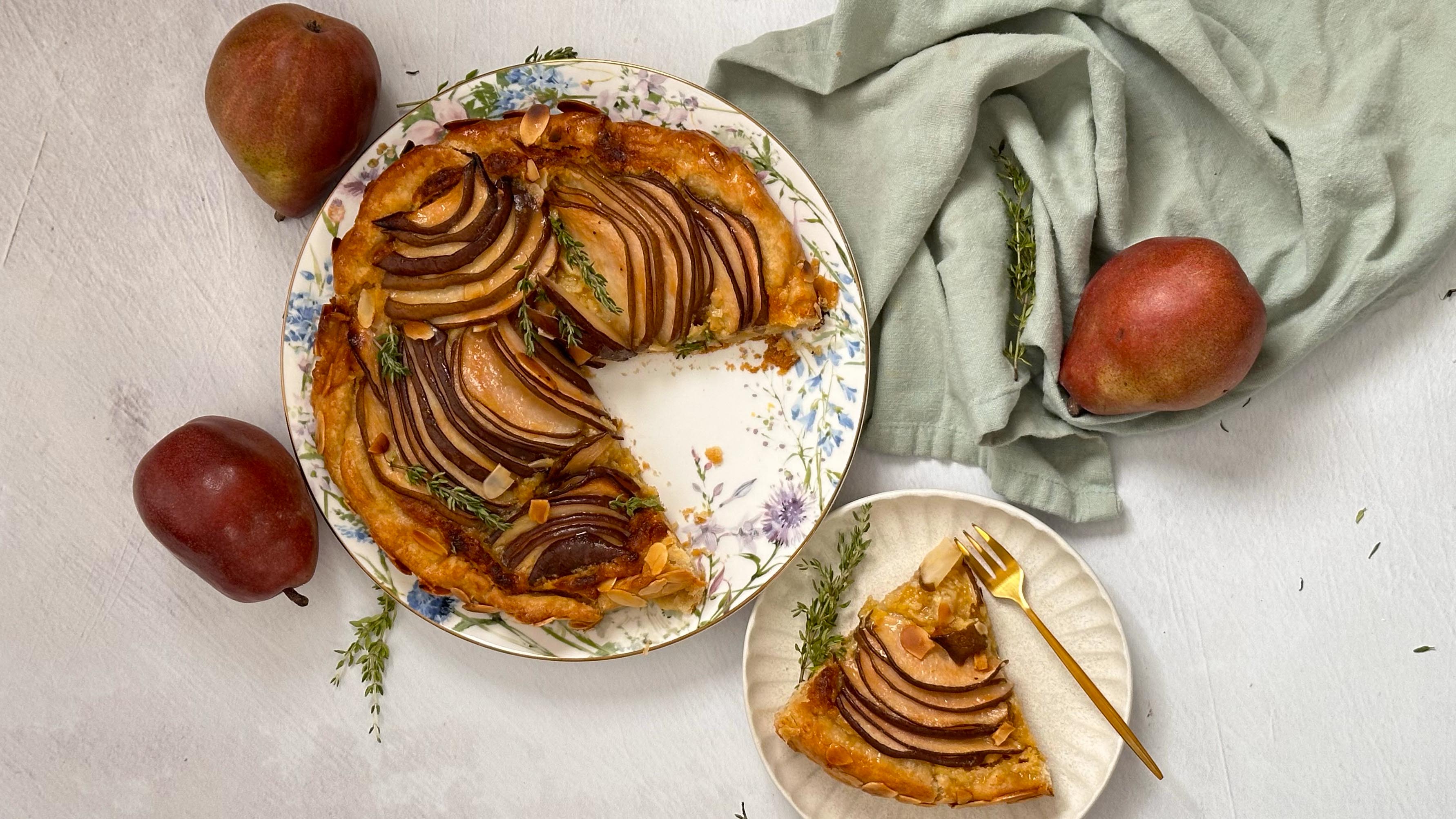 Galette de Peras y Tomillo