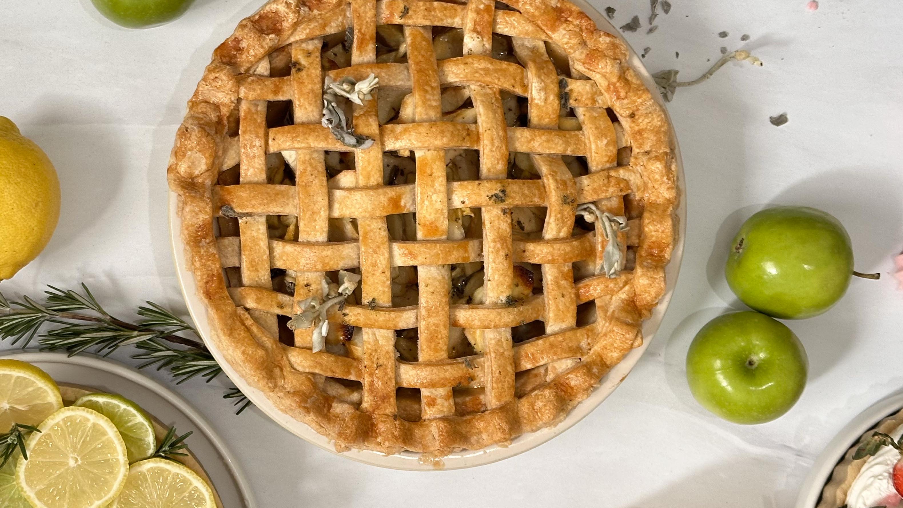 Tarta de Manzana con Salvia