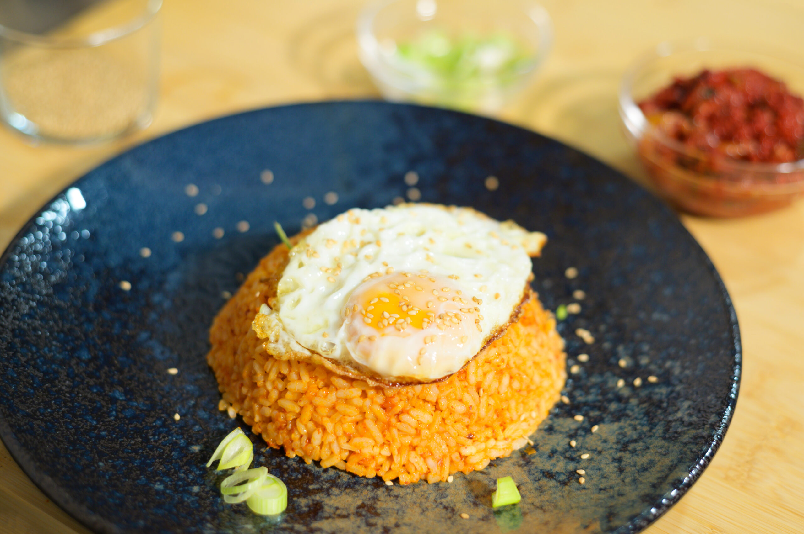 Arroz salteado con kimchi