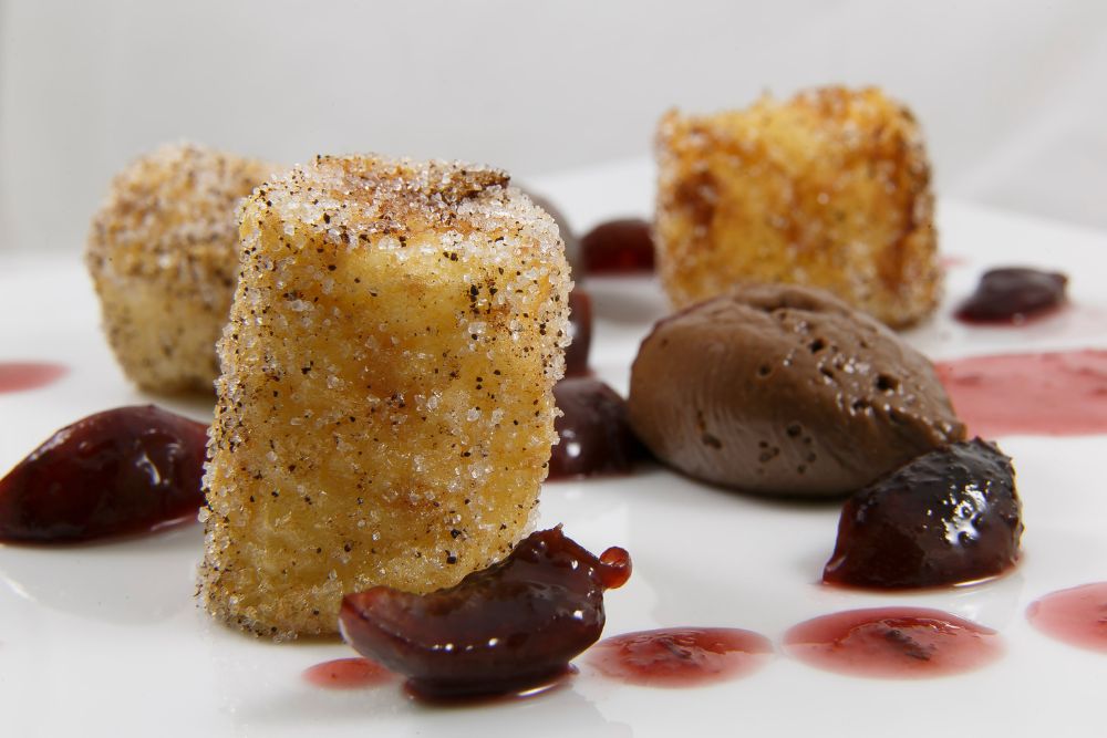 Roca Recetas Leche frita con cremoso de chocolate