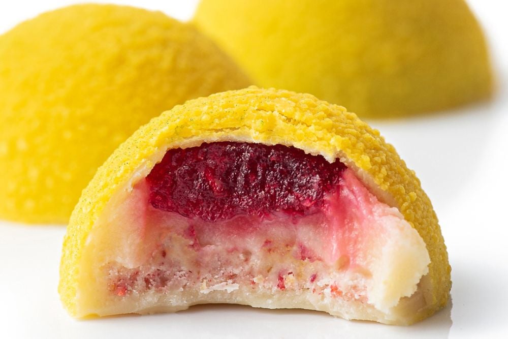 Roca Recetas Bombon de limon y frambuesa