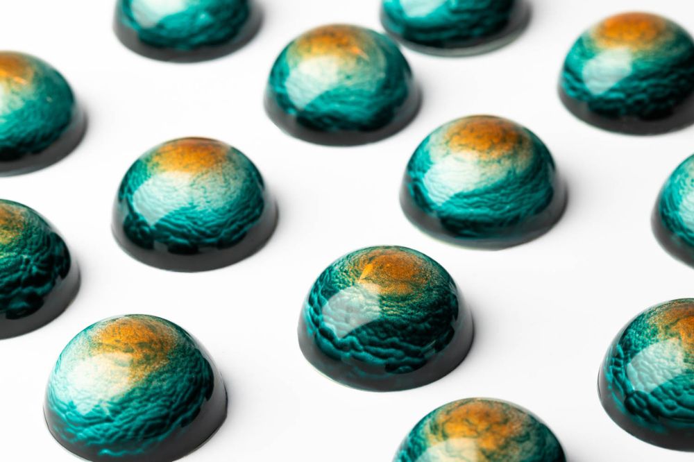 Bombón de coco y lima