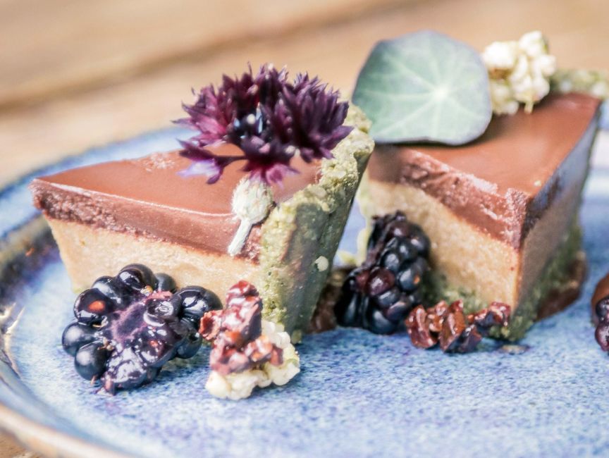 Tarta de chocolate y cáñamo