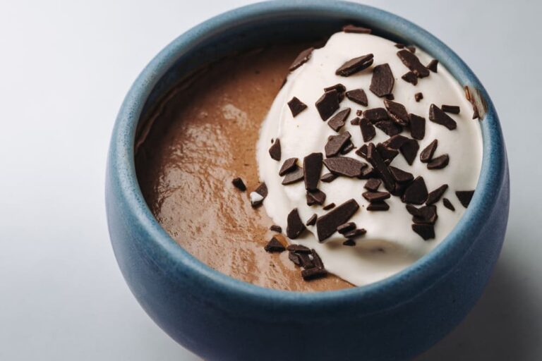 panna cotta de choco y espresso