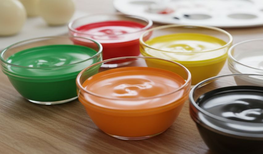 Colored cocoa butter paints