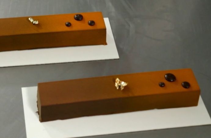 Hazelnut praline turron