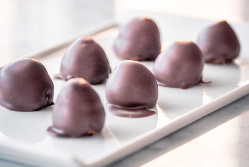 Nubes de chocolate y vainilla