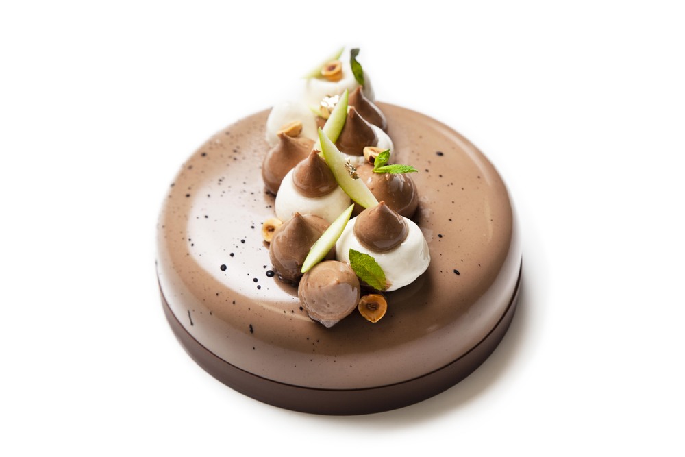 Tarta de manzanas y avellanas