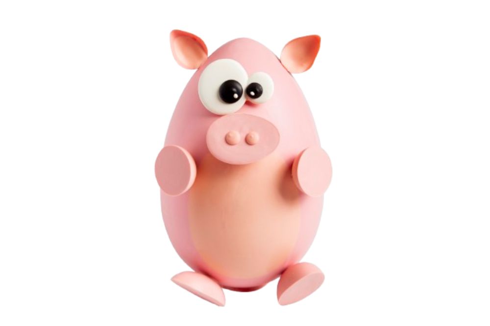 Pig-shaped egg