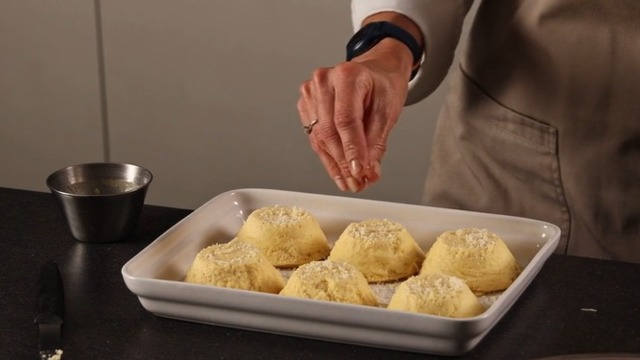 Cocinar un soufflé (doble horneado)