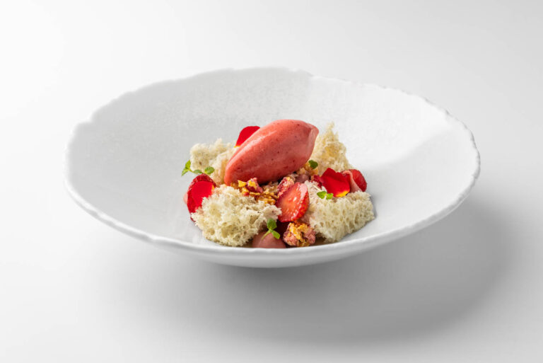 fresas con nata