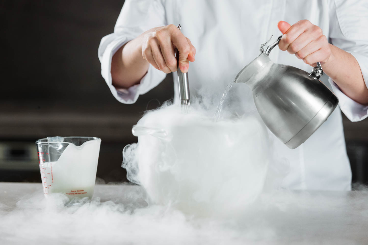 Yogurt ice cream ‘à la minute’