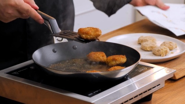 Make vegan “chicken” nuggets