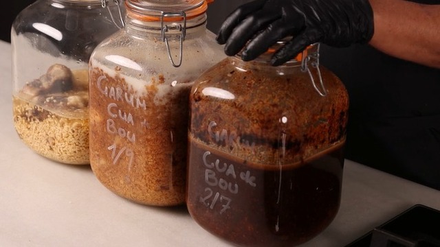 Ferment meat-based garum with koji