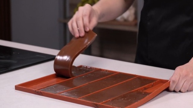 Comprobar si la textura final del toffee es la correcta