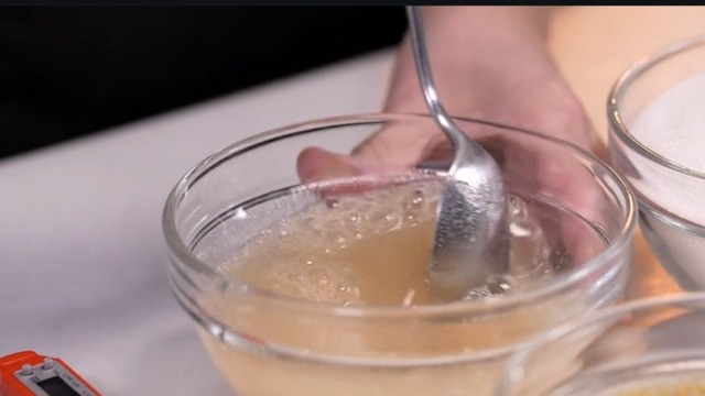 Hidratar gelatina: hoja vs. polvo