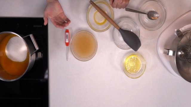 Influir la temperatura en la textura del marshmallow