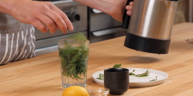 Infusionar ortiga a la temperatura adecuada