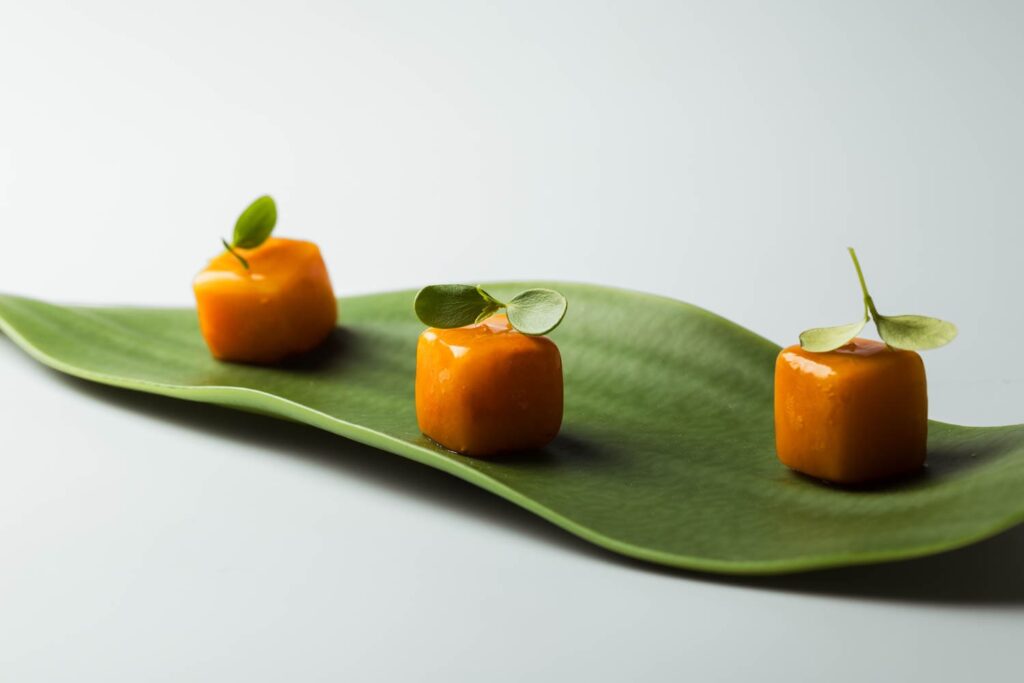 Roasted Pumpkin Bonbon (encapsulated with kappa)