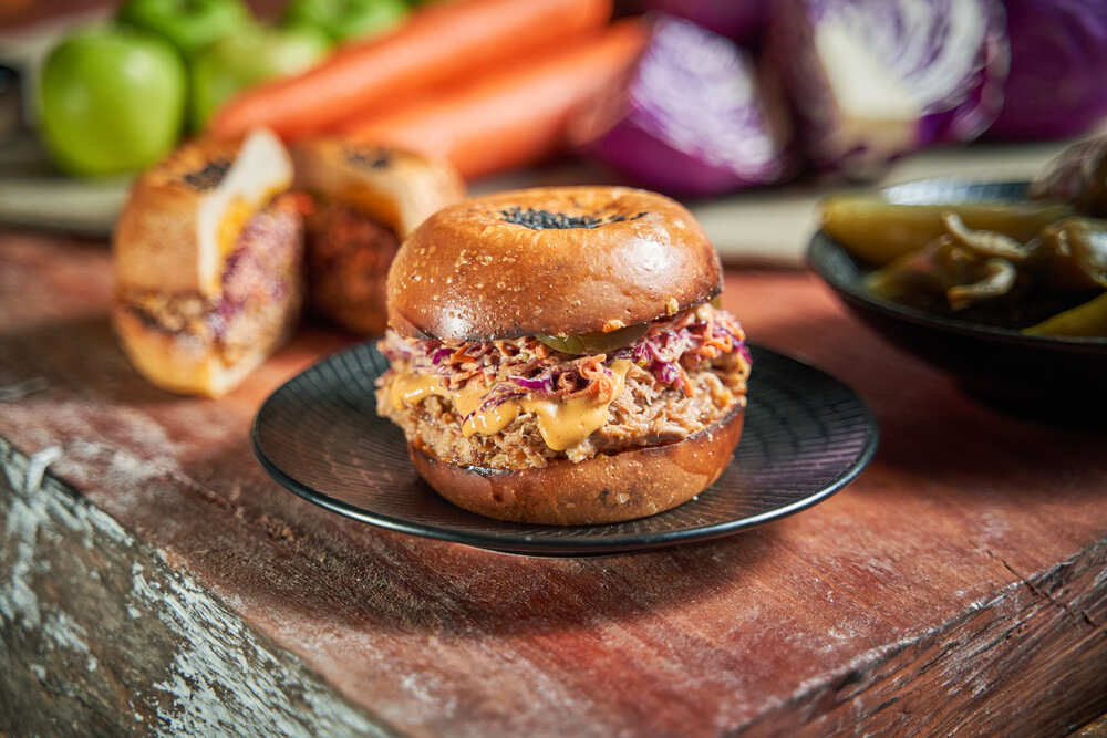 Dave's signature Sanger Burger