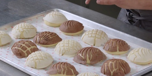Marcar conchas (pan mexicano)