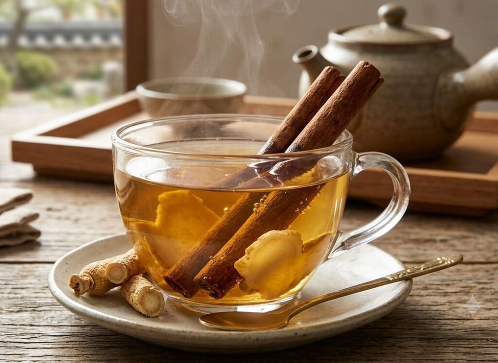 Infusión de ginseng