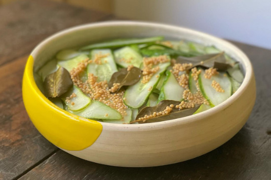 Pickles alemanes de pepino y cebolla