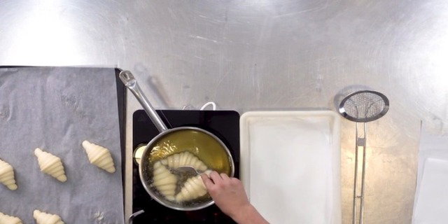 Freír croissants