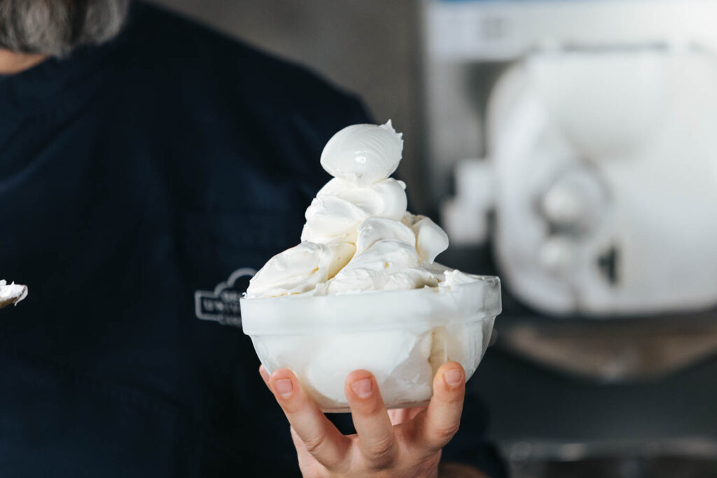 Base para helado blanco