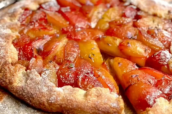 Gallete de Ciruelas y yogurt griego
