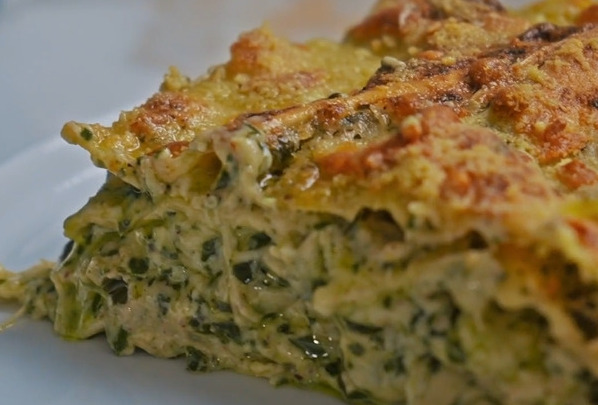 Lasagna al pesto