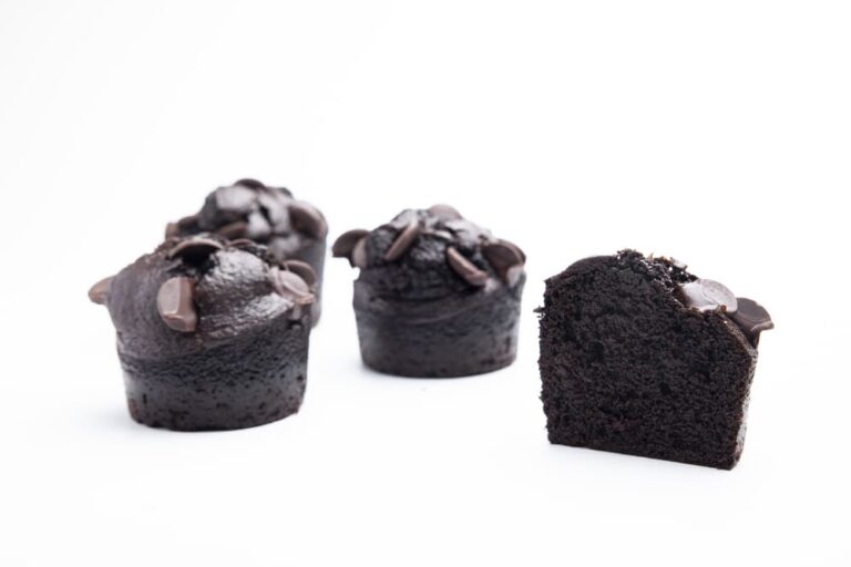 muffins de chocolate