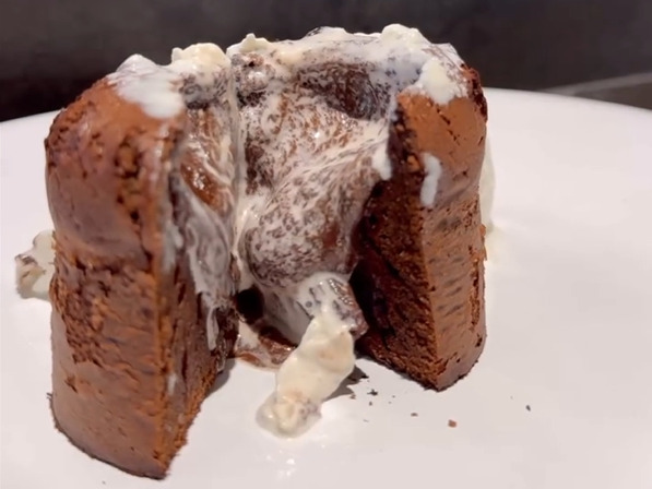 Chocolate volcano