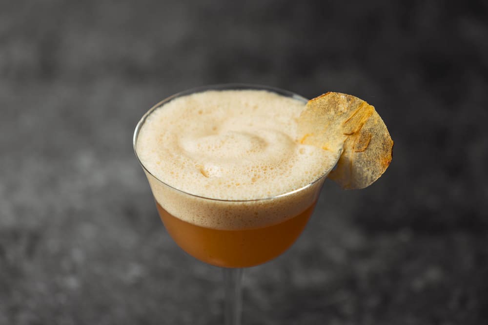 Cóctel de yuzu y pera