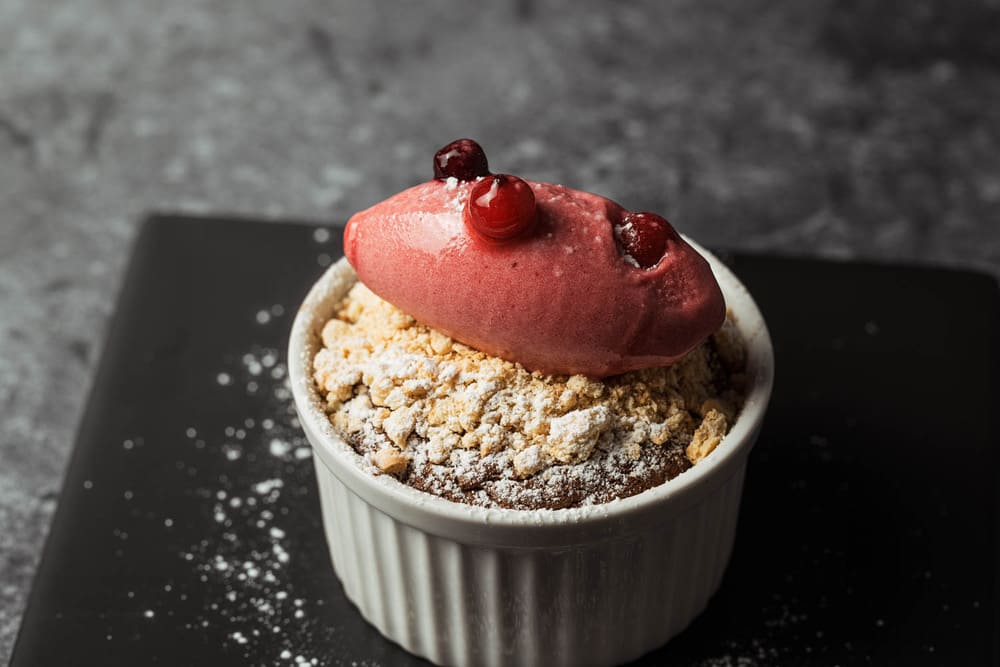 Coulant de chocolate y avellana