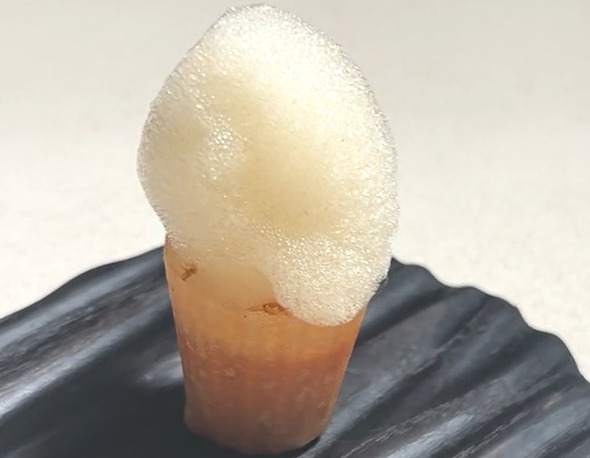 Tartaleta de salmorejo