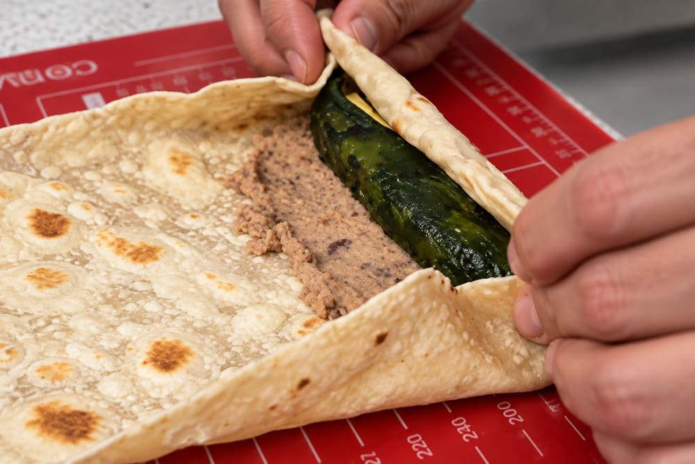 Flour tortillas with burrito recipe