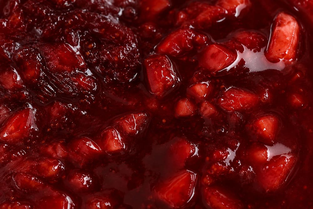 Compota de frutos rojos