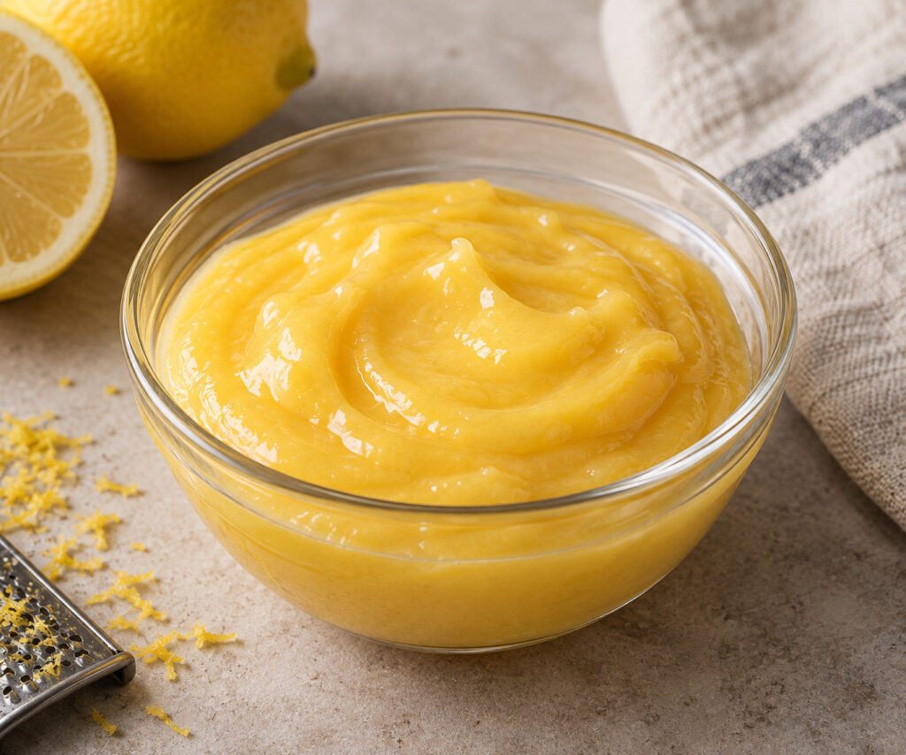 Crema de limón (lemon curd)