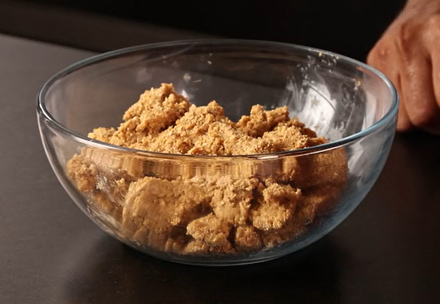 Besan crumble