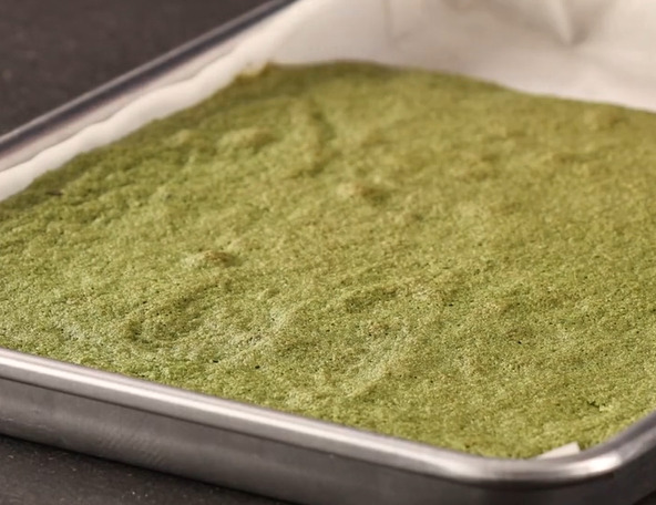 Dacquoise de té verde