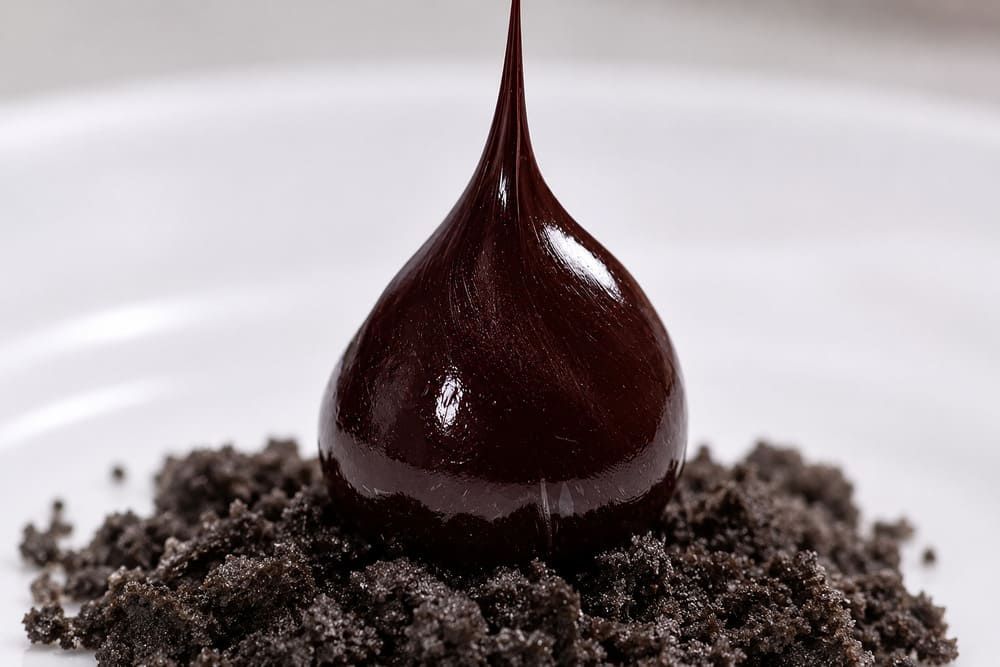 Lágrima de caramelo soplado
