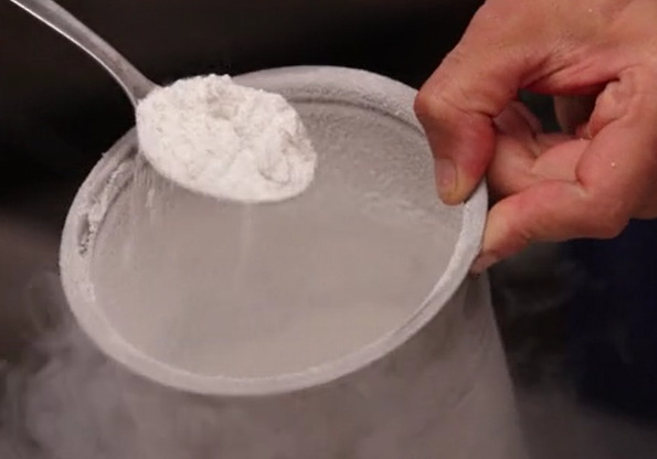 Polvo helado de yogur